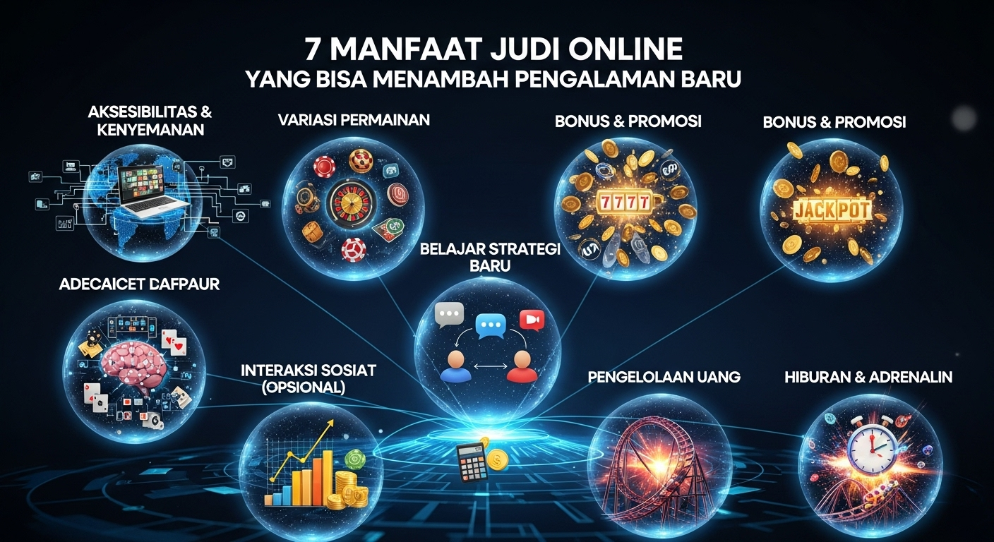 7 Manfaat Judi Online yang Bisa Menambah Pengalaman Baru